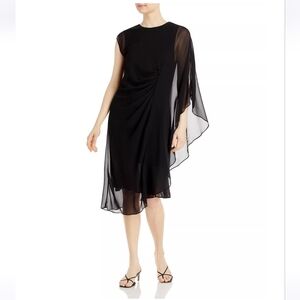 Kobi Halperin Sheila One-Sleeve Chiffon Dress